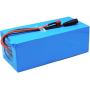 Jieoto 36V 20000mAh E-Bike Battery 20Ah 10S 5P Li-ion Battery Pack for 100W-500W Motor with BMS and Charger Fit for Scooters Electric Street Bikes Electric Tricycles