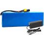 Wnicek 48V Electric Bike Battery 10Ah 13S 4P Lithium-ion Battery Pack with Charger for 200W 250W 350W 500W Motor Fit for Electric Scooters Electric Wheelchairs E-Bike