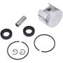 Cancanle 42.5mm Piston Ring Oil Seal Kit for STIHL 025 MS250 MS 250 Chainsaw Engine Motor Parts 11230302000/96380031581