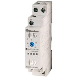FINDER 80.01.0.240.0000 Multi-Function, MAX 250 VAC, 8 AMP, Multi-Voltage Timer