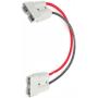 daier 1Pcs Electric Quick Connect Disconnect Connector Extension Cable 10AWG 50A 500V for Forklift Car Truck RV Boat Battary Charger,Solar Connector Extension Cable Set