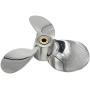 ARKDOZA 3 Blade 7 1/2x8 4hp 5hp 6hp 4A 4M 5M 5C F4 F6L F6S F5A F6C Stainless Steel Propeller 9 Tooth SS Prop for Yamaha Outboard Motor Engine 7.5x8