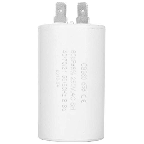 AC 250V 60uF 50/60HZ Cylinder Shaped Run Round Capacitor CBB60 for Motor Cool/Heat Pump Washing Machine,ac Capacitors