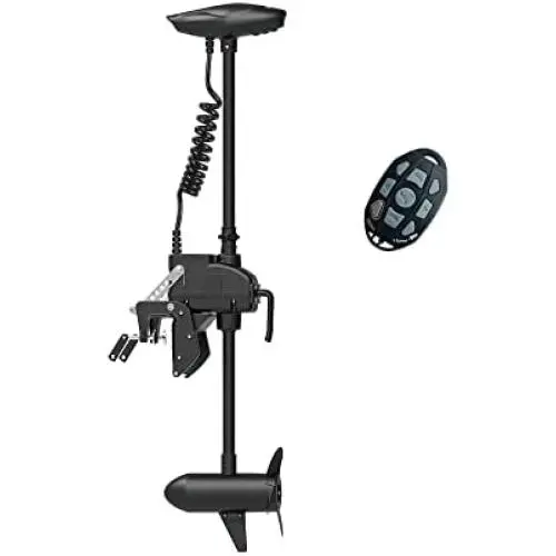 AQUOS Haswing 12V or 24V Transom Trolling Motor for Saltwater, Freshwater Fishing