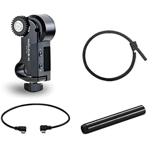 TILTA Nucleus-Nano Motor KIT 2 WLC-T04-M2 with WLC-T04-PC USB to USB Power Cable with 15mm Rod with Gear Ring Suitable for Nucleus N Nano