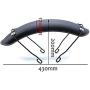 Motorcycle Front Fender Wheel Fenders Mudguard Guard Splash Guard Black Universal Motorbike For CG125 GN125