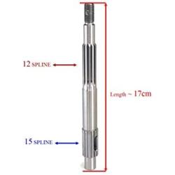 ITACO Boat Motor T5-03000401 Propeller Shaft for Parsun Makara Outboard 2-Stroke T4 T5 T5.8 Boat Engine