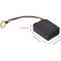 2 Pairs Of Motor Carbon Brushes 8x14x18mm Compatible With W16167 W16178 W16230 W19178 W19180 Parkside PWS230SE