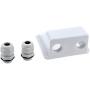 Quluxe 2 Pcs Solar Weatherproof ABS Solar Double Cable Entry Gland for Solar Panels, Motorhomes, Caravans, Boats and RVs- White