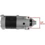 Caltric Compatible with Starter Motor John Deere Lawn Tractor LX288 w/Briggs & Stratton 1999-2005