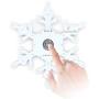 Treedix LED Snowflake Christmas Xmas Light Touch Control 11 Flashing Mode Compatible with Arduino UNO Projects（36 Led Lights））