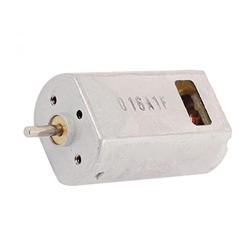 sourcing map DC Motor Micro Vibration DC 3-6V 48000RPM Large Torque Magnet Silver