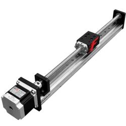 FUYU FSL40 Linear Guide Table Ball Screw Motion CNC Linear Guide Stage Actuator Motorized Nema 23 Stepper Motor[250mm Stroke]