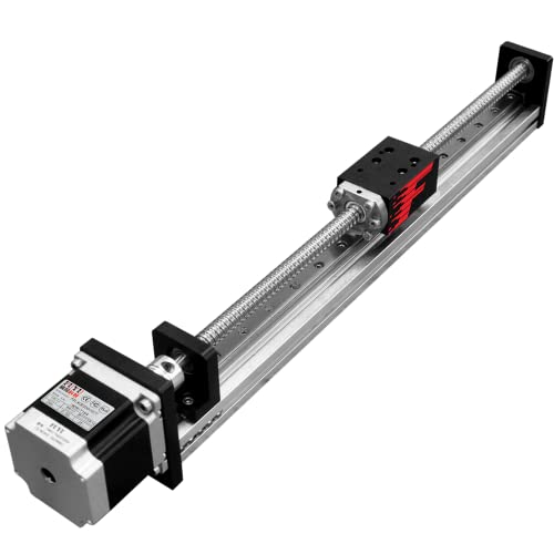 FUYU FSL40 Linear Guide Table Ball Screw Motion CNC Linear Guide Stage Actuator Motorized Nema 23 Stepper Motor[250mm Stroke]