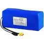 36V 12Ah E-Bike Lithium Ion Battery Pack, with 42V Charger + Built-in 20A BMS, for 200W-500W Motors, Rechargeable Replacement Battery