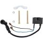 QAZAKY CDI Ignition Coil Spark Plug for 49cc 50cc 60cc 66cc 70cc 80cc 2-stroke Engine Motorized Bicycle Bike