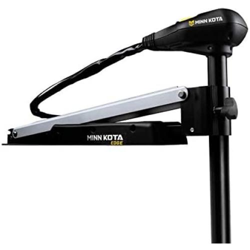 Minn Kota Edge Freshwater Cable-Steer Bow-Mount Trolling Motor with Heel-Toe Foot Control and Latch & Door Bracket, 45 lbs Thrust