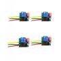eletechsu AC 110V 220V Power-ON Delay Relay Switch AC 220V 7A Voltage Output Max 180Min Timer Adjustable Disconnect Delay Controller (4PCS Only Board)