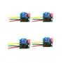 eletechsu AC 110V 220V Power-ON Delay Relay Switch AC 220V 7A Voltage Output Max 180Min Timer Adjustable Disconnect Delay Controller (4PCS Only Board)