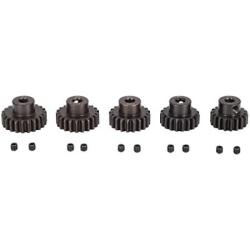 Vehicles-OCS Surpass Hobby 5Pcs M1 5mm 18T 19T 20T 21T 22T Metal Pinion Motor Gear Set for 1/8 RC Car Truck Brushed Brushless Motor