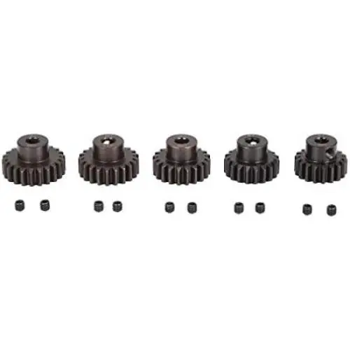 Vehicles-OCS Surpass Hobby 5Pcs M1 5mm 18T 19T 20T 21T 22T Metal Pinion Motor Gear Set for 1/8 RC Car Truck Brushed Brushless Motor