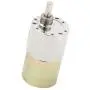 XD-37GB520 DC Reduction Motor , Controllers Motor Speed Controllers Electric Gearbox with Bracket Governor Adjustable Low Speed 24V CW/CCW for Micro Machinery[10rpm/min ]