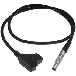 HangTon Power Cable for Tilta Nucleus-M Motor P-tap D-tap 0B 7 Pin 45CM for V-Plate Mount Battery