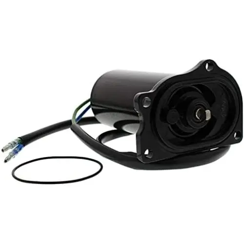 New 12 Volt Tilt Trim Motor Compatible With/Replacement For Mercury Marine 827675A1 ARCO 6255 10828N, TRM0048, 82767A1, 6255, PT498NM, 18-6286 Reversible, 2.047in OD, 0.283in Shaft OD