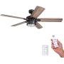 Honeywell Ceiling Fans 50690-01 Bonterra, 52 inches, Matte Black