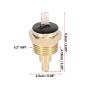 X AUTOHAUX Universal Automotive Radiator Engine Cooling Fan Temperature Thermostat Sensor Switch 1/2
