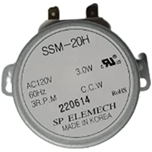 NEW OEM Produced SSM-20H Ice Maker Motor by OEM Mania Replacement Ice Maker Geared Motor 5989JA1002M 5989JA0002N