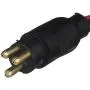 Seachoice Trolling Motor Plug, Straight, Male, Motor Side, 6 in. Lead Wires