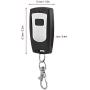 433MHz RF wireless remote control transmitter, Remote control button with 1~4 channels + Waterproof + 1/2/3/4 Buttons(1 button)