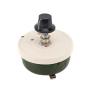 Fielect 100W 200R Ohm Ceramic Wire Wound Potentiometer Linear Rotary Resistor Rheostat with Knob for Industiral Machinery RPM Adjustment