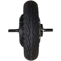OriginalClub 10 Inch Inflatable Tire Scooter Motor Electric Vehicle Motor Brushless DC Motor Electric Scooter Tires Rubber Solid Tire Replacement Wheels (Color : 36V500W)