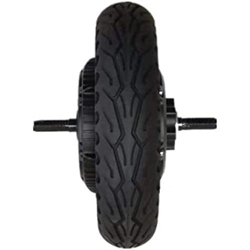 OriginalClub 10 Inch Inflatable Tire Scooter Motor Electric Vehicle Motor Brushless DC Motor Electric Scooter Tires Rubber Solid Tire Replacement Wheels (Color : 36V500W)