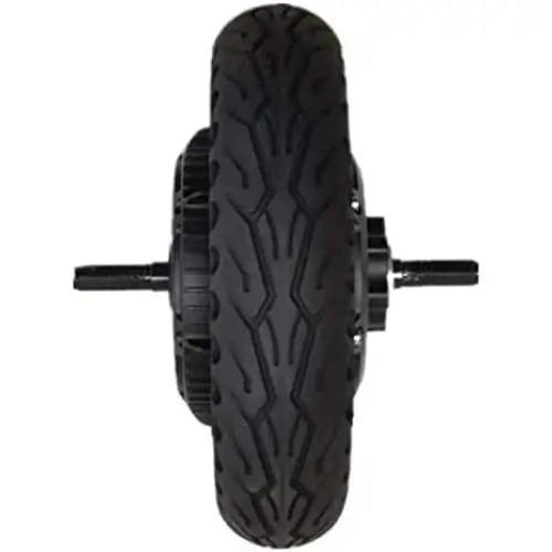 OriginalClub 10 Inch Inflatable Tire Scooter Motor Electric Vehicle Motor Brushless DC Motor Electric Scooter Tires Rubber Solid Tire Replacement Wheels (Color : 36V500W)
