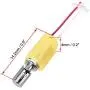sourcing map Electric Motor 14.2x4mm Mini Hollow Cup Vibration Motors DC 3V-3.7V 77mA 10Pcs