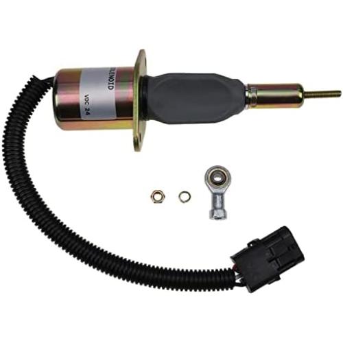 Holdia Shutoff Solenoid 24V SA-4335-24 3930234 Compatible with Komatsu Cummins 6CT 8.3 Engine