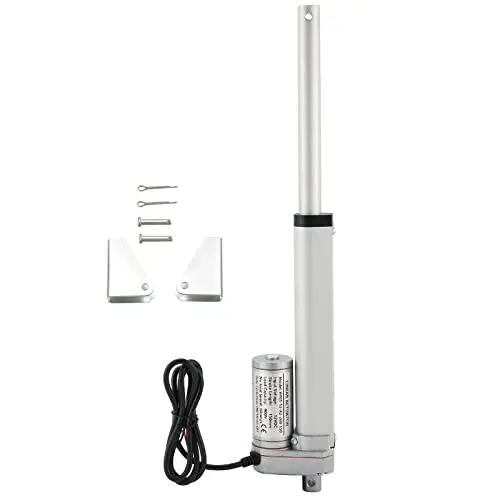 NATGAI DC12V 6inch Stroke Linear Actuator with Mounting Bracket 900N(225lbs) Maximum Lift 10mm/s for Recliner TV Table Lift Massage Bed Electric Sofa Linear Actuator