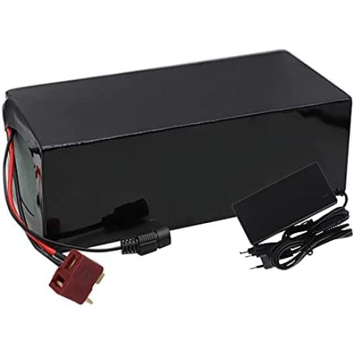 Wnicek 48V 10Ah Lithium-ion Battery Pack Suitable for 200W 250W 350W 500W 750W 1000W E-Bike Motors for Electric Scooter Electric Tools Moped Scooter with Charger