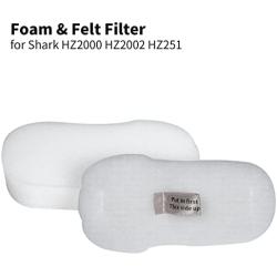 UCEDER Vacuum Filter Replacement Kit,4 Foam and Felt, 4 Post Motor Filters Suitable for Shark Vertex UltraLight Corded Stick Vacuum HZ2000 HZ2002 HZ251