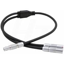 HangTon CForce Motor Lbus 4-Pin Male to Dual 4 Pin Female Breakout Cable for ARRI Alexa Mini Cmotion