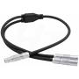 HangTon CForce Motor Lbus 4-Pin Male to Dual 4 Pin Female Breakout Cable for ARRI Alexa Mini Cmotion