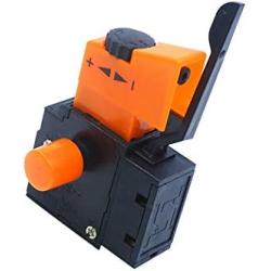 WSDMAVIS 1 Pcs FA2-6/1BEK Trigger Switch AC 250V 6A Adjustable Speed Switch for Electric Hand Drill Speed Control Push Button Switch