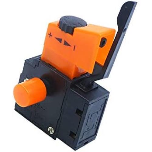 WSDMAVIS 1 Pcs FA2-6/1BEK Trigger Switch AC 250V 6A Adjustable Speed Switch for Electric Hand Drill Speed Control Push Button Switch