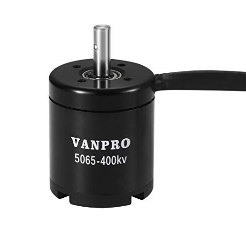 Vanpro Brushless Outrunner Motor Power N5065 400KV 1450W DIY Electric Skate Board Bicycle Scooter(Snow Black, Pack of 1)