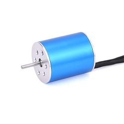 KingVal Replacement 2430 5800KV Waterproof Sensorless Brushless Motor Shaft 2mm Compatible with 1/16 1/18 RC Car
