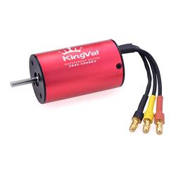 KingVal Replacement 2845 5900KV Waterproof Brushless Motor Shaft 3.175mm Compatible with 1/14 RC Car