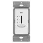 ENERLITES 3 Speed Ceiling Fan Control, 120VAC, 2.5A, Single-Pole, Neutral Wire NOT Required, 17000-F3-W-F, White